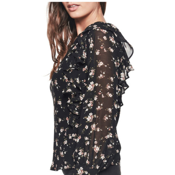 BARDOT Floral Printed One Shoulder Top - Picture 5 of 6